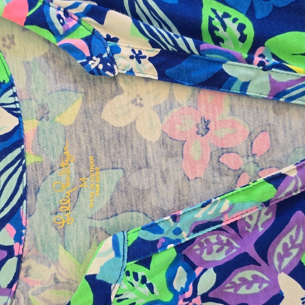 Lilly Pulitzer super cute dress in Borealis Blue 💙💛🩵 - Picture 2 of 8